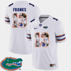 #13 Football Florida Feleipe Franks Jersey Pictorial Fashion High School White For Men 670806-662
