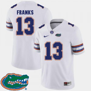 UF Feleipe Franks Jersey 2018 SEC White College Football Stitch For Men #13 553594-329