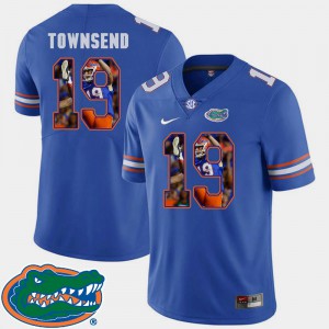Pictorial Fashion Royal Player Florida Johnny Townsend Jersey #19 Football For Men's 362853-247
