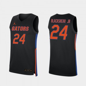 Black High School Florida Gator Kerry Blackshear Jr. Jersey 2019-20 College Basketball Men Replica #24 133859-827