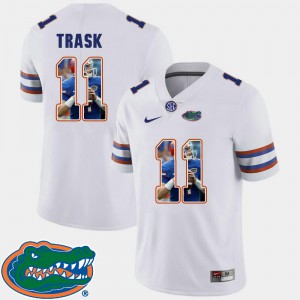 College For Men Florida Kyle Trask Jersey #11 Pictorial Fashion Football White 801056-465