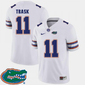 Embroidery College Football White 2018 SEC #11 Mens Florida Gator Kyle Trask Jersey 464304-623
