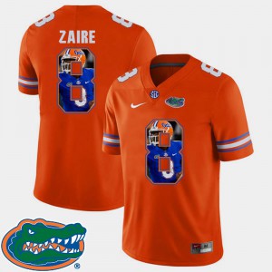 Pictorial Fashion College Orange Florida Malik Zaire Jersey #8 Football For Men's 464359-522