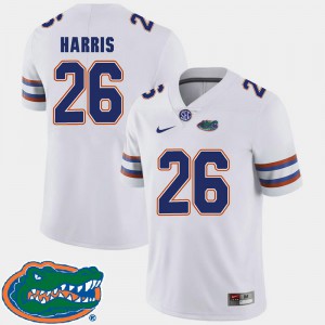 Player 2018 SEC University of Florida Marcell Harris Jersey College Football White #26 Mens 544594-415