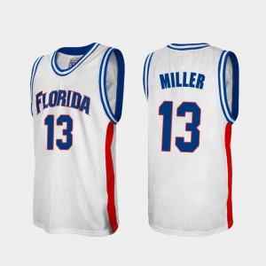 #13 White Gators Mike Miller Jersey For Men's Alumni College Basketball Player 256010-676