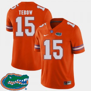 Stitched UF Tim Tebow Jersey #15 Orange College Football 2018 SEC For Men's 252250-737