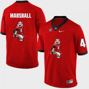 Pictorial Fashion #4 UGA Keith Marshall Jersey Official Mens Red 447890-954