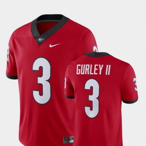 For Men's Red Alumni Football Game Georgia Todd Gurley II Jersey #3 Player Stitch 409270-871