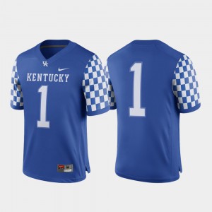 UK Jersey #1 For Men's Stitched Royal Game 795218-774