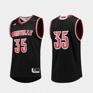 Louisville Cardinal Jersey Black Men College Basketball College #35 Replica 428423-372