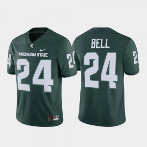 NCAA Michigan State University Le'Veon Bell Jersey Game #24 Green For Men Alumni Player 717111-337