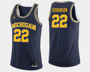 College College Basketball For Men Navy University of Michigan Duncan Robinson Jersey #22 448877-564