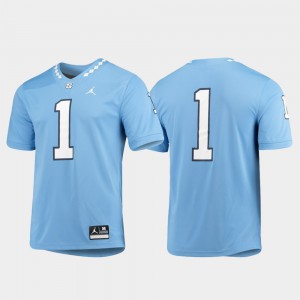 #1 Carolina Blue Mens Game UNC Jersey Stitched 361870-899