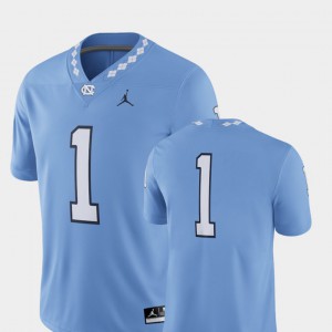 2018 Game Men College Football Stitched North Carolina Tar Heels Jersey Carolina Blue #1 429651-576