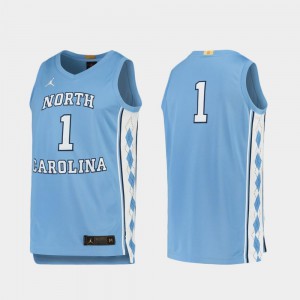 Limited #1 High School For Men's College Basketball Carolina Blue North Carolina Jersey 429364-547