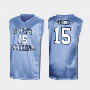 March Madness Special College Basketball Men's Royal UNC Garrison Brooks Jersey #15 Embroidery 922787-297