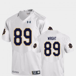 #89 White UND Brock Wright Jersey Replica Stitch College Football Men 871583-273