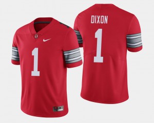 OSU Buckeyes Johnnie Dixon Jersey NCAA For Men 2018 Spring Game Limited #1 Scarlet 904294-877