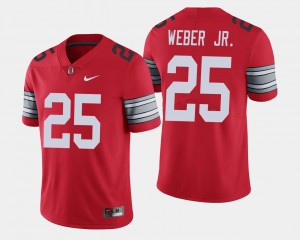 Ohio State Buckeye Mike Weber Jersey Scarlet #25 Men 2018 Spring Game Limited College 397481-894