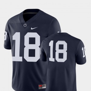 Nittany Lions Jersey Navy #18 College Football 2018 Game Official Men's 945323-613