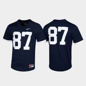 #87 Navy NCAA Penn State Jersey Game For Men's Untouchable 622614-452