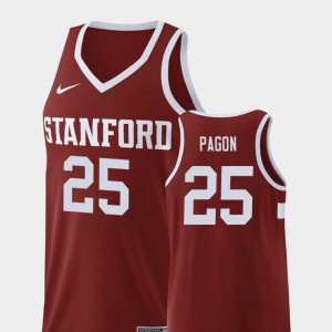 College Basketball NCAA Men #25 Replica Wine Stanford Cardinal Blake Pagon Jersey 897093-794