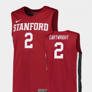 Replica Stanford University Robert Cartwright Jersey College Basketball High School Red #2 For Men's 111901-139