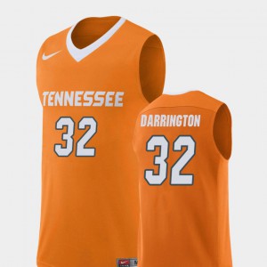 #32 Orange Tennessee Volunteers Chris Darrington Jersey College Basketball College Replica For Men's 501090-322