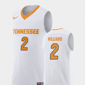 Tennessee Vols Grant Williams Jersey Replica For Men College Basketball Stitched White #2 583976-221
