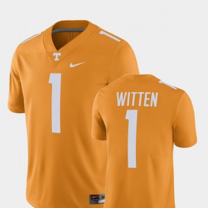 High School Player #1 Tennessee Orange Mens Alumni Football Game University Of Tennessee Jason Witten Jersey 489174-272