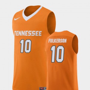 Tennessee Volunteers John Fulkerson Jersey Replica Orange Mens #10 College Basketball University 895271-901