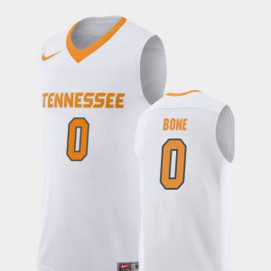 College Basketball Replica For Men's White #0 Stitched University Of Tennessee Jordan Bone Jersey 877178-656