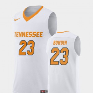 College Basketball Stitched #23 White Tennessee Volunteers Jordan Bowden Jersey For Men's Replica 533539-407