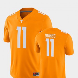 Tennessee Joshua Dobbs Jersey College Game #11 Orange For Men College Football 738342-680