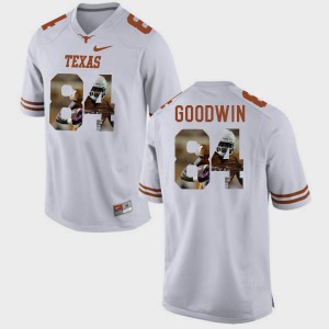 Pictorial Fashion NCAA UT Marquise Goodwin Jersey #84 Mens White 513076-595