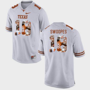 #18 White UT Tyrone Swoopes Jersey NCAA Pictorial Fashion Men's 558272-580