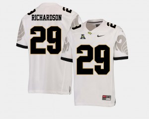 Knights Cordarrian Richardson Jersey College Football White #29 Mens American Athletic Conference University 981930-136