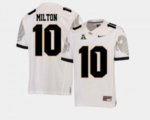 High School University of Central Florida Mckenzie Milton Jersey #10 College Football American Athletic Conference White Men 601540-594