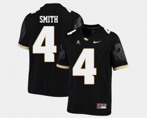 Embroidery Men American Athletic Conference #4 College Football UCF Knights Tre'Quan Smith Jersey Black 953572-955
