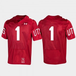 NCAA College Football Special Game Red 150th Anniversary #1 Men University of Utah Jersey 459332-684