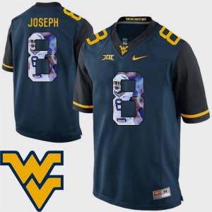 Navy College Pictorial Fashion #8 Men's Football Mountaineers Karl Joseph Jersey 586918-357