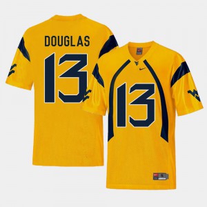 College Football Mountaineers Rasul Douglas Jersey #13 Player For Men's Gold Replica 521904-162
