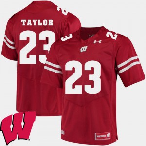 Alumni Football Game 2018 NCAA For Men Red Wisconsin Badgers Jonathan Taylor Jersey #23 Player 810538-929