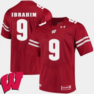 2018 NCAA Alumni Football Game Wisconsin Rachid Ibrahim Jersey Embroidery Red For Men #9 778204-858
