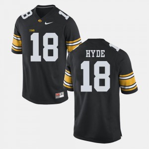 Black Stitched For Men's Alumni Football Game #18 Iowa Hawkeye Micah Hyde Jersey 200806-894