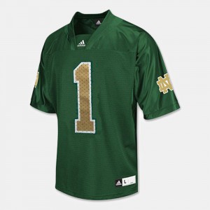Men's Green Notre Dame Fighting Irish Louis Nix III Jersey Embroidery #1 College Football 937557-480
