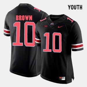 Black NCAA College Football Ohio State CaCorey Brown Jersey #10 Youth 997066-628