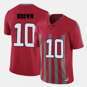Men Red #10 Ohio State Buckeyes CaCorey Brown Jersey College College Football 796471-598