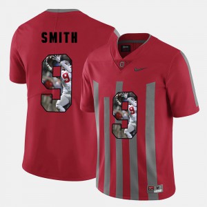 Red #9 Mens OSU Devin Smith Jersey Stitch Pictorial Fashion 760119-722