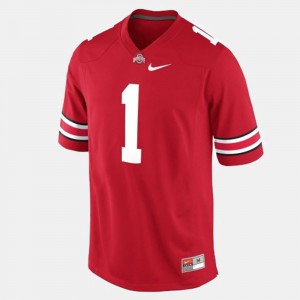 Red For Men Buckeye Dontre Wilson Jersey #1 College Football Player 258143-986